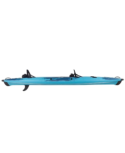 Sevorley 2-Person Inflatable Kayak, 700 lb Capacity with 2 Paddles, Hand Pump and Carry Bag