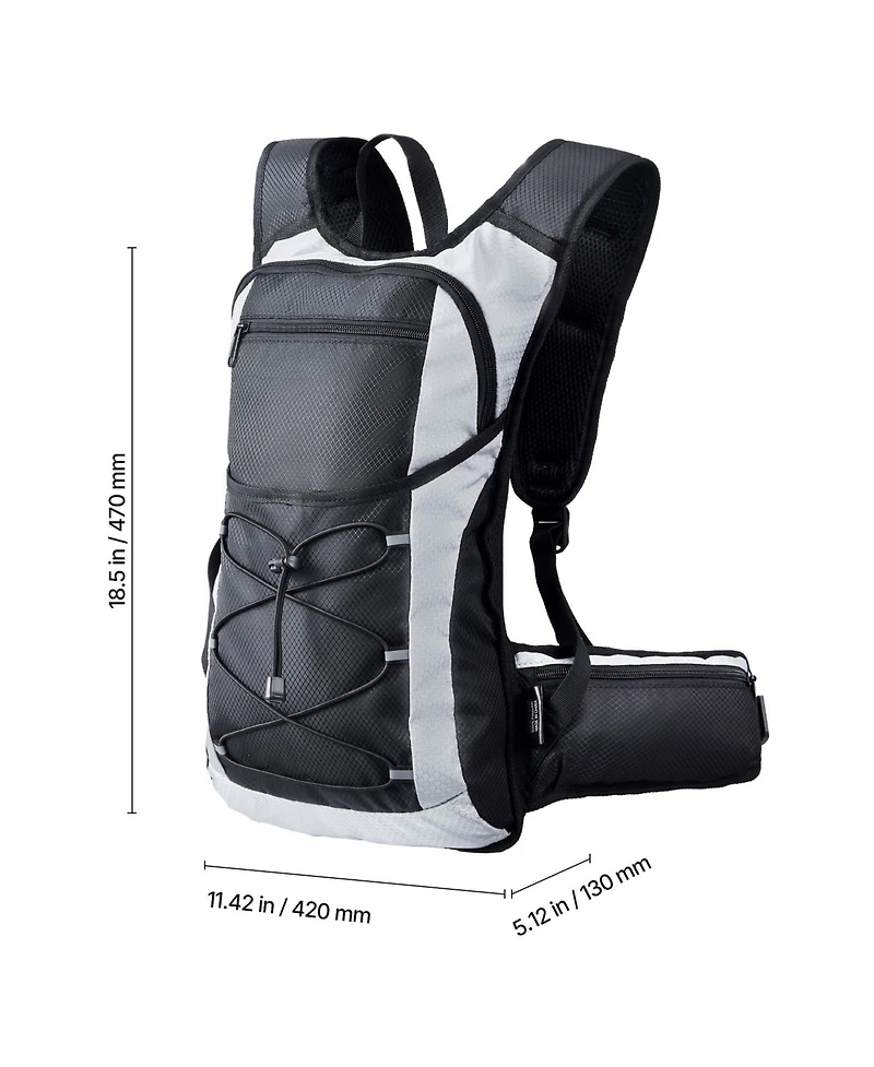 Sevorley 15L Insulated Hydration Backpack with 3L Tpu Water Bladder, Hiking Daypack for Running and Cycling