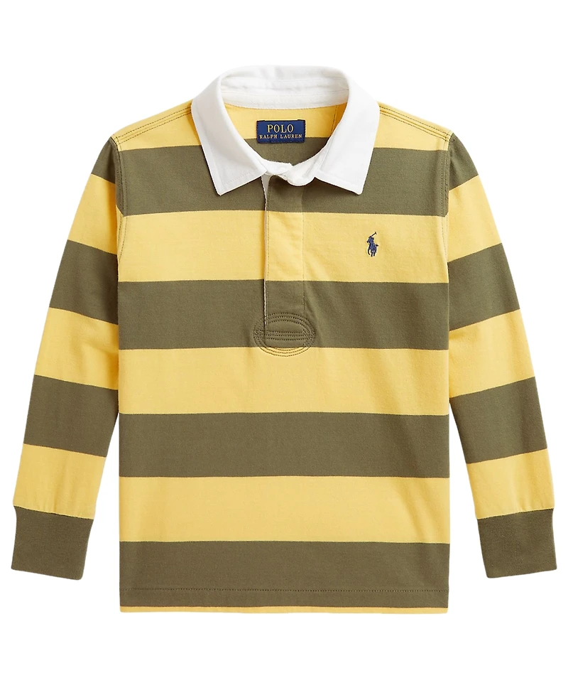 Polo Ralph Lauren Boys' 2T-7 Iconic Long-Sleeve Rugby Shirt