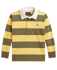 Polo Ralph Lauren Boys' 2T-7 Iconic Long-Sleeve Rugby Shirt