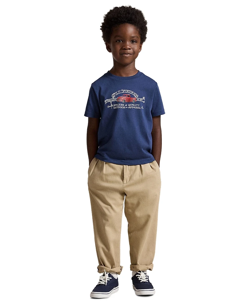 Polo Ralph Lauren Boys' 2T-7 Sportsman Jersey T-Shirt