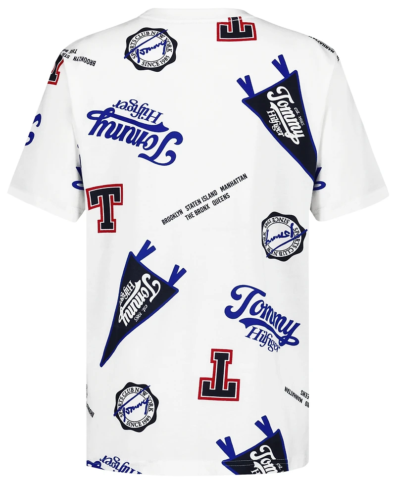 Tommy Hilfiger Boys' 8-20 Collegiate Aop Short-Sleeve T-Shirt