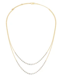 Macy's lab-Grown Diamond Necklace (5-1/4 ct. t.w.) in 14k Yellow Gold