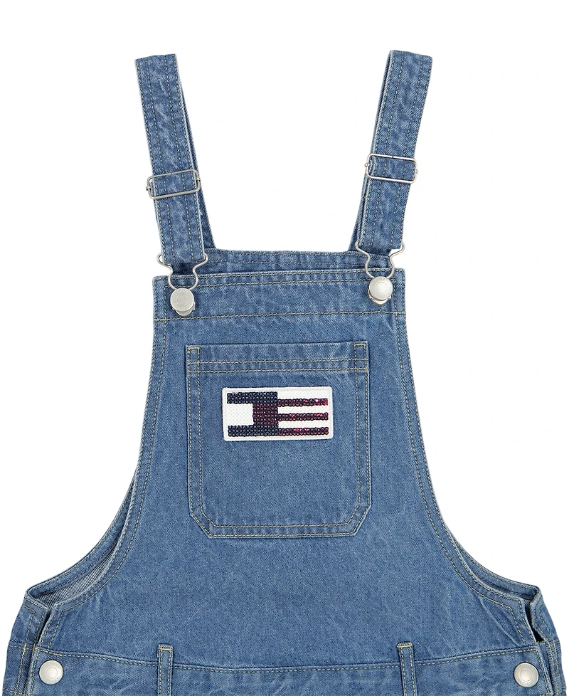 Tommy Hilfiger Girls' 7-16 Sleeveless Denim Skirtall