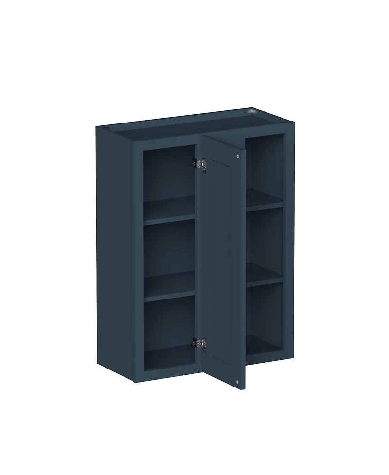 Boyel Living 36" Hight Standard Corner Wall Cabinets, Ready to Assemble Kitchen Cabinet with Solid Wood Frame, Soft-Close Slides and Hinge