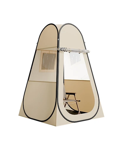 Sevorley Pop Up Bubble Tent, 47-Inch Clear 1-Person Waterproof Outdoor Pod