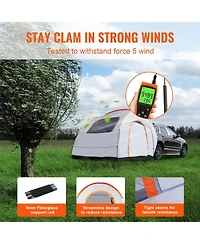 Sevorley Suv Camping Tent for 6-8 Person, Waterproof PU2000mm Double-Layer Rear Tailgate Tent