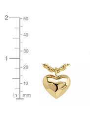 And Now This 18k Gold Plated Brass Heart Pendant Necklace, Macy's Exclusive
