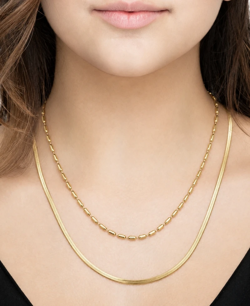 And Now This Double Strand Necklace