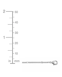 And Now This Cubic Zirconia Circular Shaped Station Necklace
