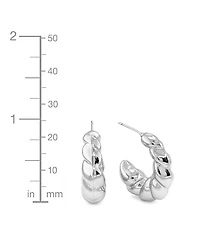 And Now This Twist Shrimp Hoop Earrings