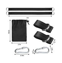 Piscifun 2600 Lbs Adjustable Tree Swing Hanging Straps Kit With Carabiners And Protectors