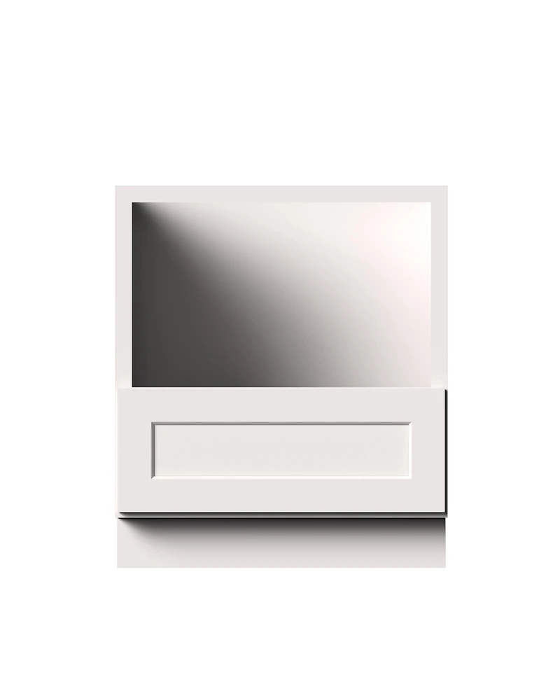 Boyel Living 30 Inch Base Microwave Cabinet, Kitchen Cabinet with Solid Wood Frame, Soft-Close Hardware, Low-voc, Uv Finish