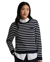 Barbour Women's Emmy Striped Crewneck Sweater
