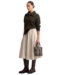Barbour Women's Lavensdale Half-Zip Funnel Neck Sweater