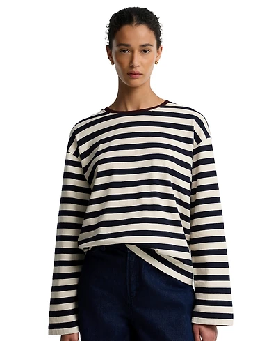 Barbour Women's Woodhouse Striped Long-Sleeve T-Shirt