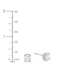 And Now This 2-Pc. Cubic Zirconia 18k Silver Plated Hoop and Stud Earrings Set, Macy's Exclusive