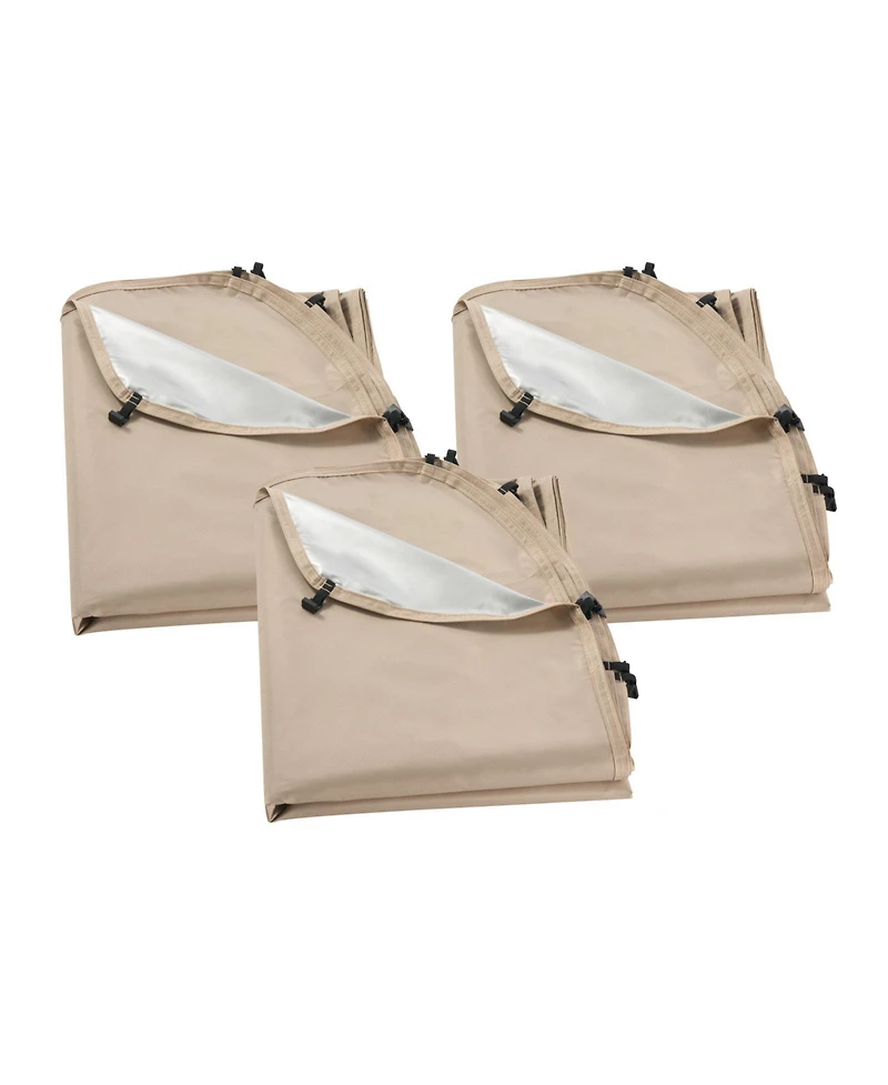 Sevorley Sun Shade Sail Canopy Covers, Pack of 3 for 10 x 9.2 ft Screen House