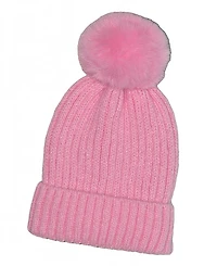 Kensie Girl Girls' 5-16 Iridescent Puffer Jacket with Knit Hat, 2-Piece Set