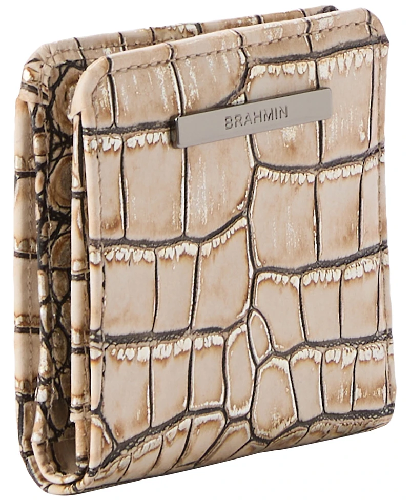 Brahmin Jane Leather Fossilized Shale Wallet