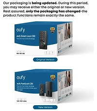 eufy Smart Lock C30, Keyless Wi-Fi Deadbolt, No Bridge, Easy Install, App Control, Reliable Power, Bhma Grade3