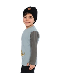Deux par Toddler Boy (2T-5T) Long Sleeve Organic Cotton T-Shirt