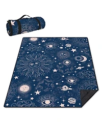 Piscifun Waterproof Foldable Picnic Blanket 3 Layer Sand proof Oversized Outdoor Mat For Camping Beach Travel
