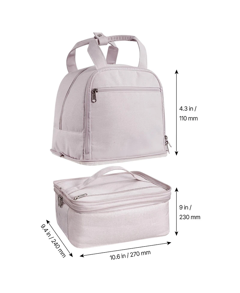Sevorley Insulated Breast Pump Backpack with Ice Packs and Milk Storage