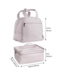 Sevorley Insulated Breast Pump Backpack with Ice Packs and Milk Storage