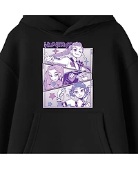KPop Demon Hunters Panel Art Huntrx Youth Xs -Xxl Long Sleeve Hoodie