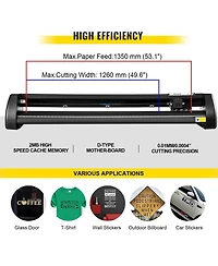 Sevorley 8-in-1 Heat Press Sublimation Machine with 53 Inch Vinyl Cutter Plotter Kit