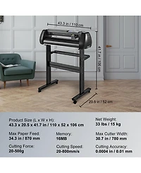 Sevorley 34 inch Bluetooth Vinyl Cutter Plotter with Stand and Craft Kit
