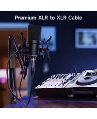 Lofree 2 Pack Xlr Microphone Cables 21 Awg Oxygen Free Copper Balanced Audio Cord