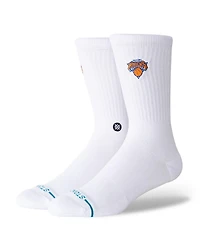 Stance Men's and Women's New York Knicks Crested Knit Crew Socks