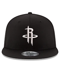 New Era Men's Black Houston Rockets 9FIFTY Snapback Hat