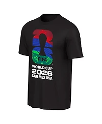 Outerstuff Men's Black Usa, Mexico Canada Fifa World Cup 2026 Country T-Shirt