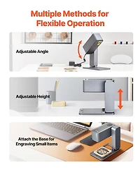 Sevorley Portable 5W Laser Engraver and Cutter, Handheld Foldable Laser Engraving Machine