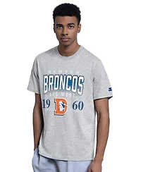 Starter Men's Royal/Gray Denver Broncos Two-Pack Throwback Logo T-Shirt Set