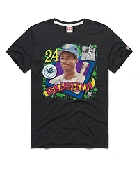 Homage Men's Ken Griffey Jr. Charcoal Seattle Mariners Topps 75 Remix Graphic T-Shirt