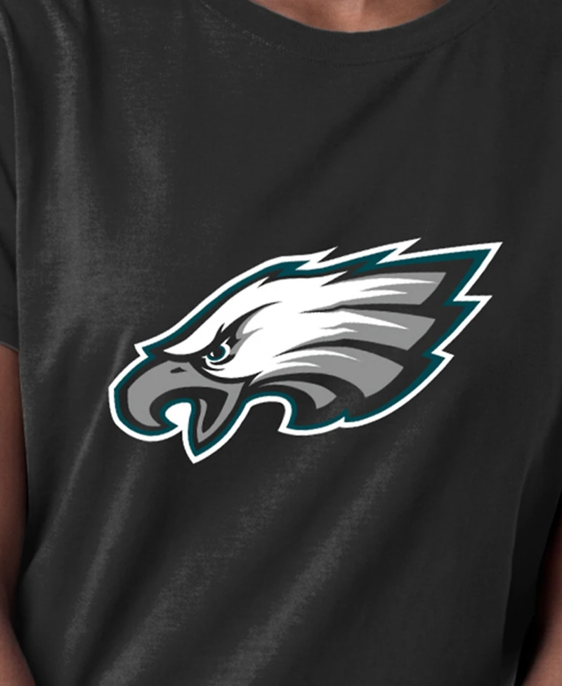 Champion Women's Black Philadelphia Eagles Logo T-Shirt