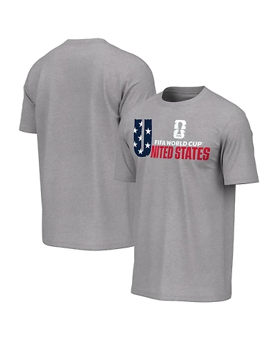 Outerstuff Men's Heather Gray Usa Fifa World Cup 2026 T-Shirt