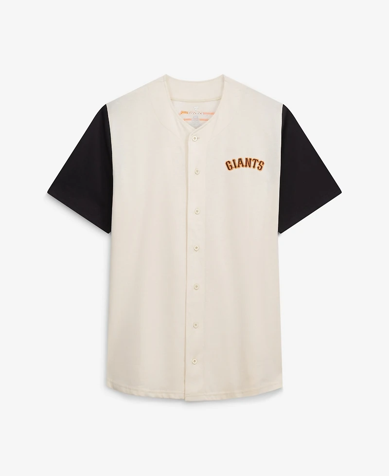 Fanatics Men's Cream San Francisco Giants Big Tall Full-Button Jersey