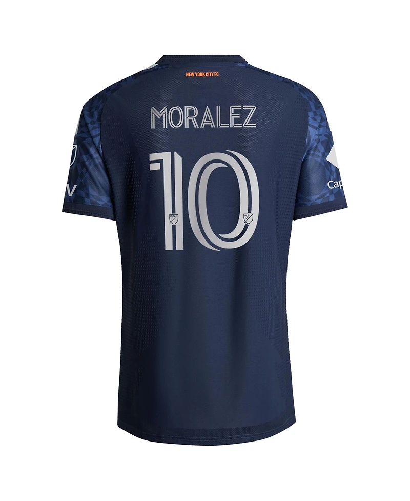 Adidas Men's Maximiliano Moralez Blue New York City Fc 2026 The All Nations Kit On-Field Authentic Patch Jersey