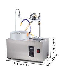 Sevorley Gem Faceting Machine, 180W Jade Grinding and Polishing Machine with Adjustable 0-2980 Rpm Speed and Manipulator