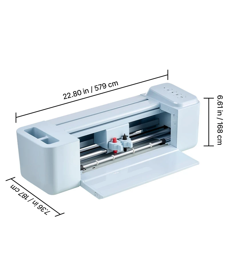 Sevorley Vinyl Cutting Machine, Button-Controlled Smart Cutter with 20,000 Plus Built-In Designs