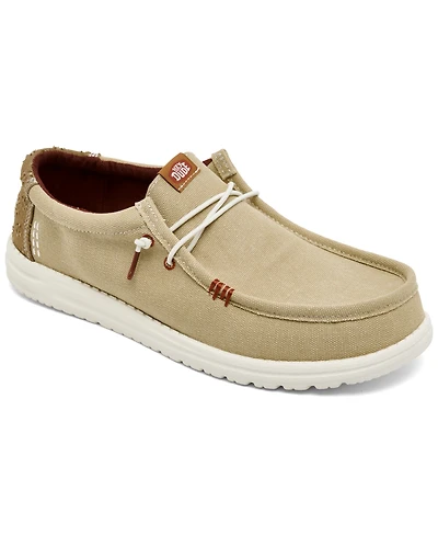 Hey Dude Men's Wally Workwear Lifestyle Moccasin Loafers from Finish Line