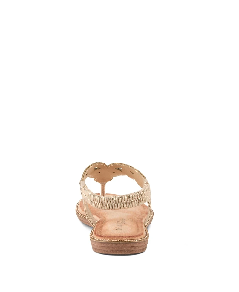 Patrizia Women's Parry Thong Sandal with Adjustable Strap