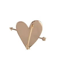 Hallmark Pink Stone Heart and Arrow Pin