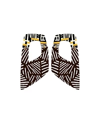 Swanky Designs Rachel Ii Dangle Geometric Statement Earrings