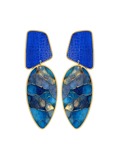 Swanky Designs Kailani Tropical Statement Earrings